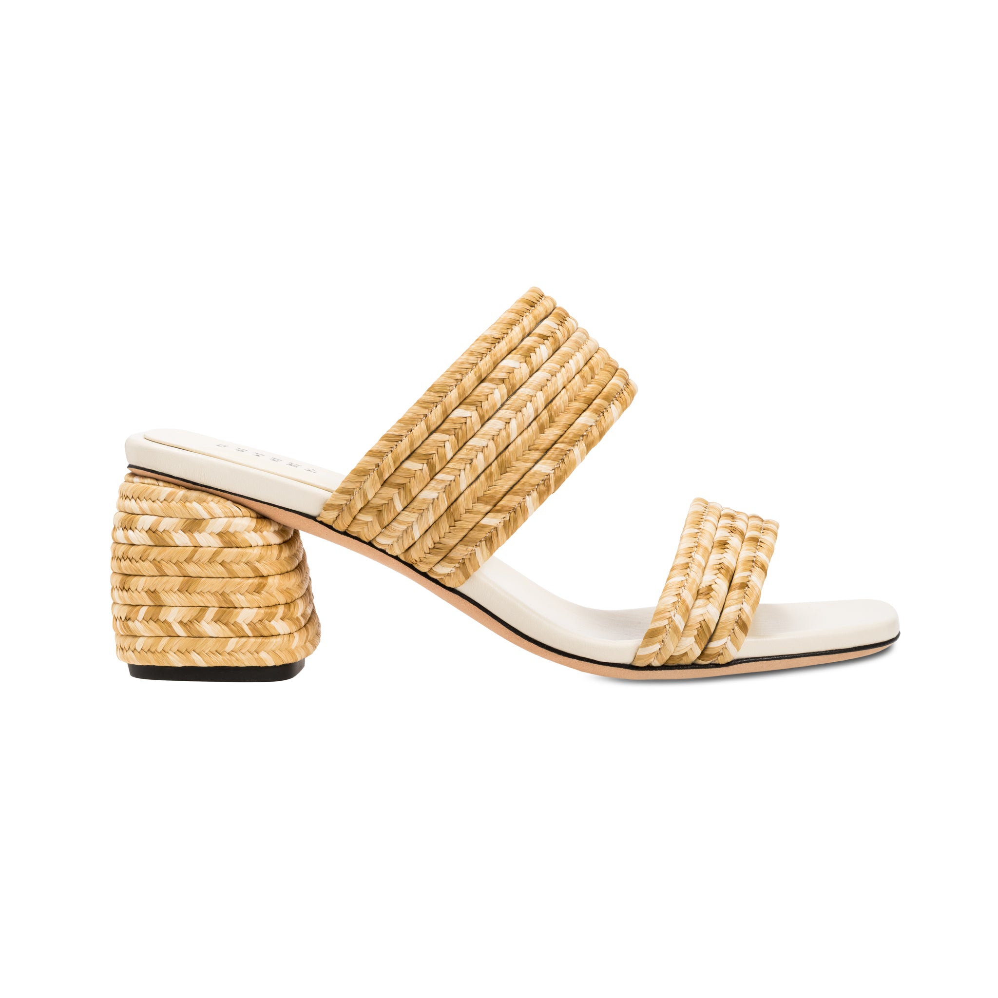 Ivory Bellina 60MM Two Strap Sandal