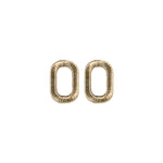 Catena One Chain Gold Silver Earring featuring a refined hand-wrapped metallic design.