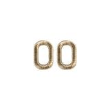 Catena One Chain Gold Silver Earring featuring a refined hand-wrapped metallic design.
