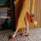 Sienna Camello Flat Ballerina
