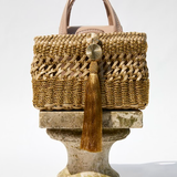 Almeria Nude Small Tote Bag