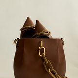 Catena Camello Small Shoulder Pouch Bag