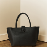 Hedera Black Medium Tote Bag