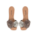 Lavinia Prailine high-heel sandal featuring signature Florette embellishments in elegant tones.