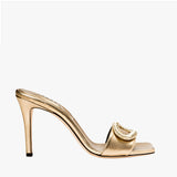 Naria Gold High-Heel Sandal