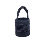 Almeria Black Large Bucket Bag