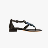 Coins Black-Navy Sandal