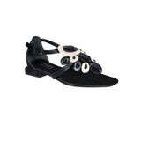 Alessa Black Ankle Toe Sandal